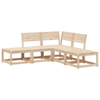 Set Divani da Giardino 5 pz in Legno Massello di Pinocod mxl 113992