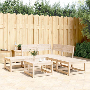 Set Divani da Giardino 5 pz in Legno Massello di Pinocod mxl 113992