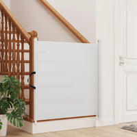 Cancelletto Retrattile per Animali Domestici Bianco 102,5x125cm 4004129