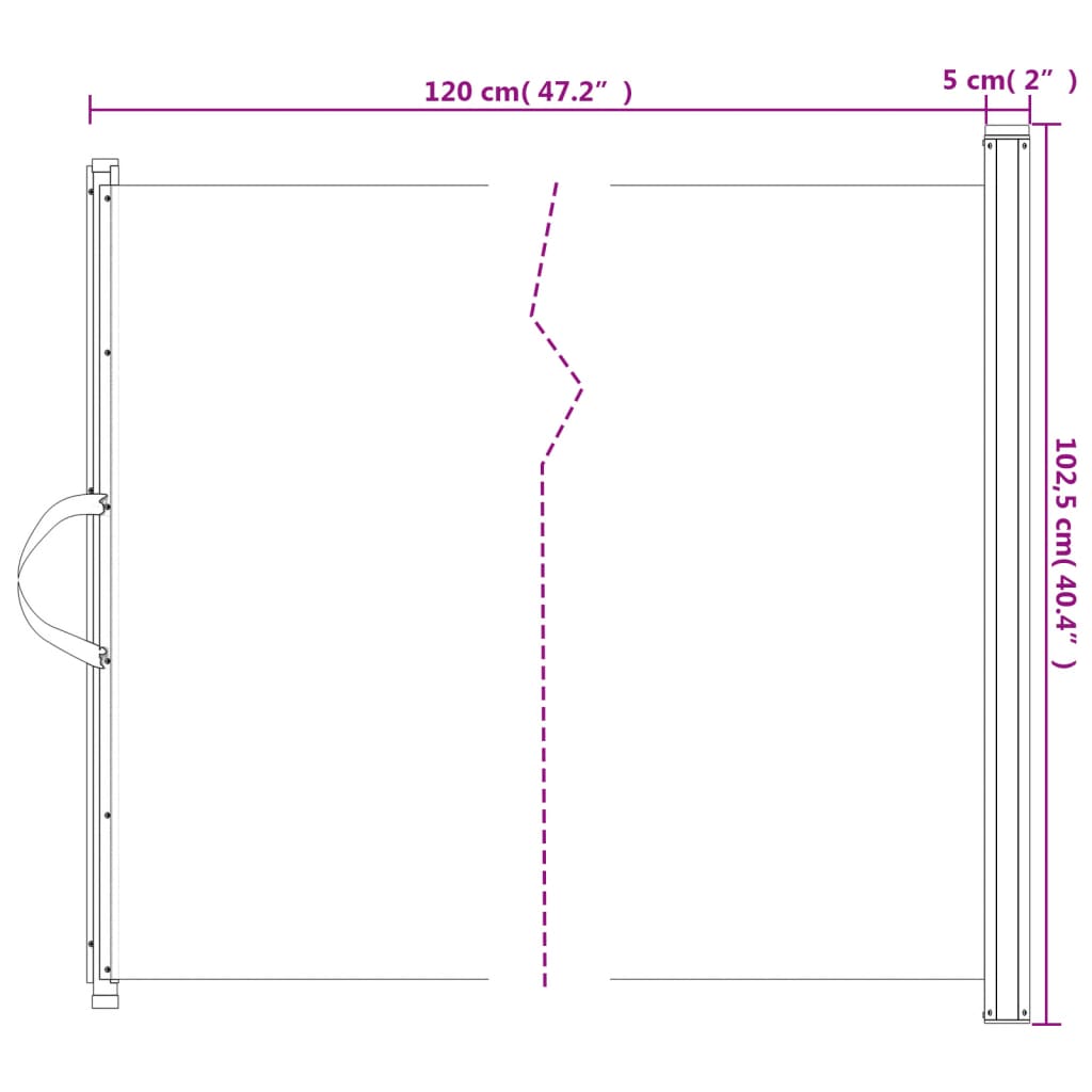 Cancelletto Retrattile per Animali Domestici Bianco 102,5x125cm 4004129