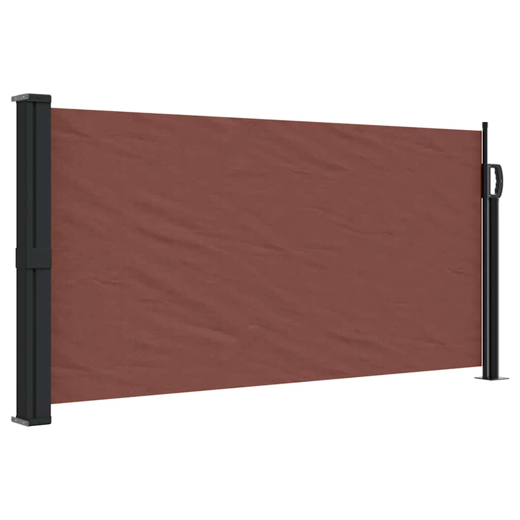 Tenda da Sole Laterale Retrattile Marrone 100x300 cm 4004269