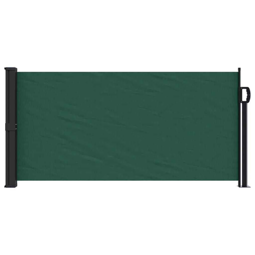 Tenda da Sole Laterale Retrattile Verde Scuro 100x300 cm 4004275