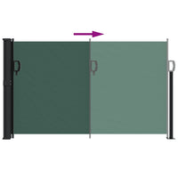 Tenda da Sole Laterale Retrattile Verde Scuro 120x300 cm 4004290