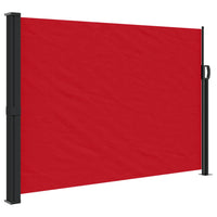 Tenda da Sole Laterale Retrattile Rossa 140x300 cm 4004297