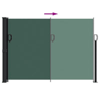 Tenda da Sole Laterale Retrattile Verde Scuro 140x300 cm 4004305