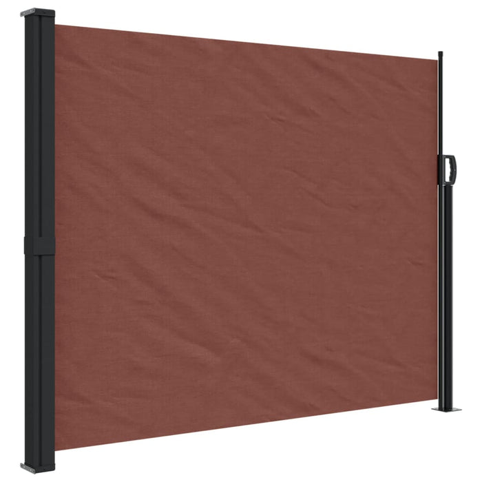 Tenda da Sole Laterale Retrattile Marrone 160x300 cm 4004314