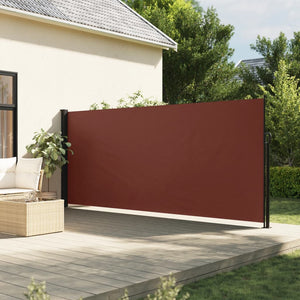 Tenda da Sole Laterale Retrattile Marrone 160x300 cm 4004314