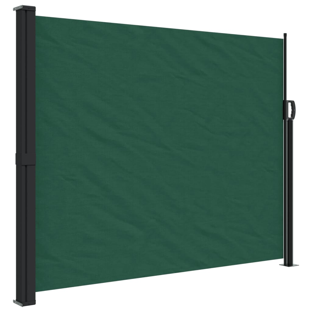 Tenda Laterale Retrattile Verde Scuro 170x300 cm 4004335