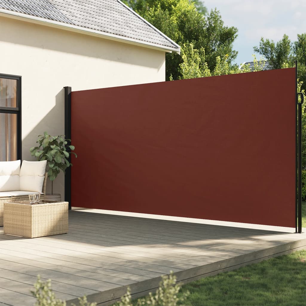 Tenda da Sole Laterale Retrattile Marrone 200x300 cm 4004359