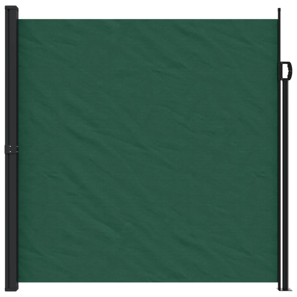 Tenda da Sole Laterale Retrattile Verde Scuro 200x300 cm 4004365