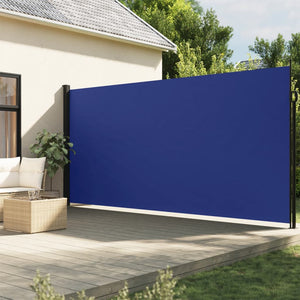 Tenda da Sole Laterale Retrattile Blu 220x300 cm 4004371