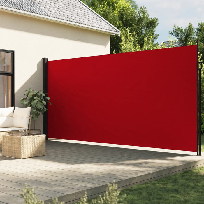 Tenda da Sole Laterale Retrattile Rossa 220x300 cm 4004372