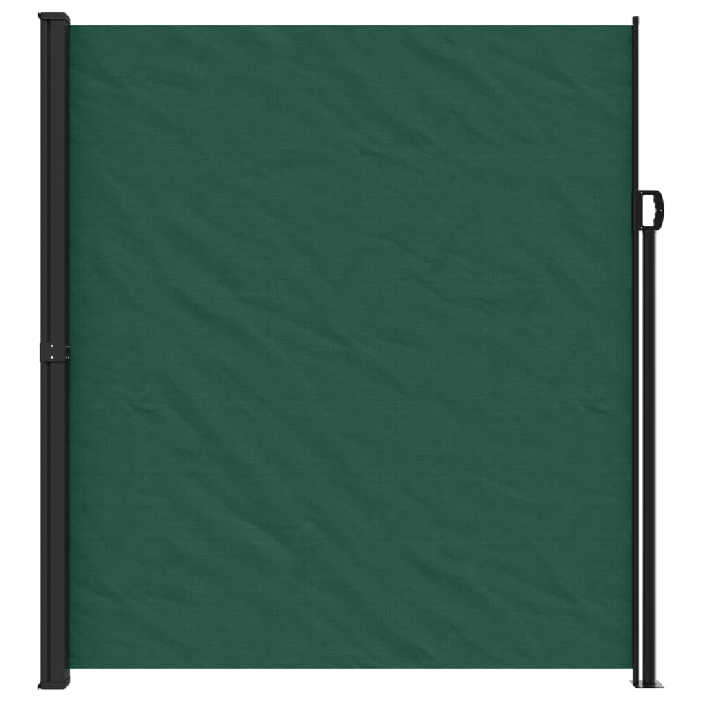 Tenda da Sole Laterale Retrattile Verde Scuro 220x300 cm 4004380