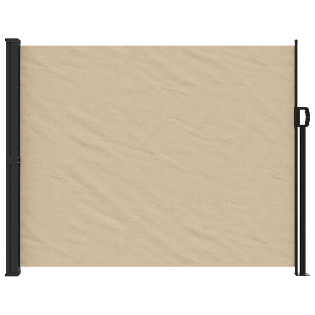 Tenda da Sole Laterale Retrattile Beige 160x500 cm 4004435