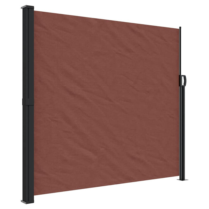 Tenda da Sole Laterale Retrattile Marrone 180x500 cm 4004449