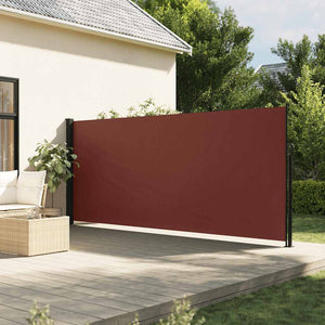 Tenda da Sole Laterale Retrattile Marrone 180x500 cm 4004449