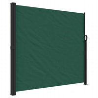 Tenda da Sole Laterale Retrattile Verde Scuro 180x500 cm 4004455