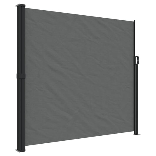 Tenda da Sole Laterale Retrattile Antracite 180x500 cm 4004458