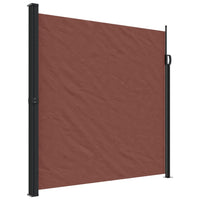 Tenda da Sole Laterale Retrattile Marrone 200x500 cm 4004464