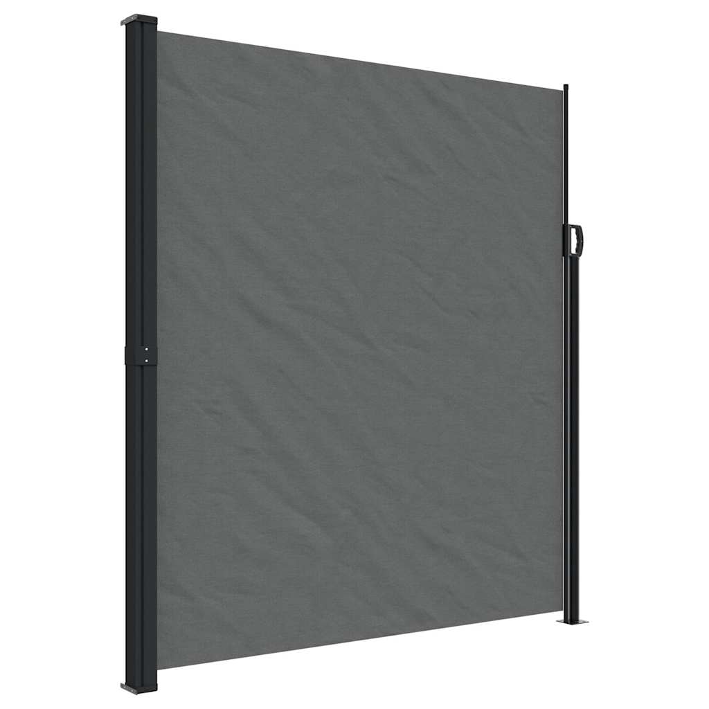 Tenda da Sole Laterale Retrattile Antracite 220x500 cm 4004488