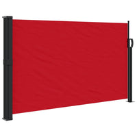 Tenda da Sole Laterale Retrattile Rossa 120x600 cm 4004492