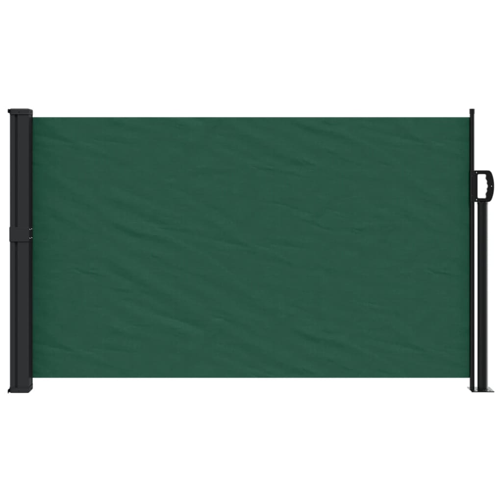 Tenda da Sole Laterale Retrattile Verde Scuro 120x600 cm 4004500