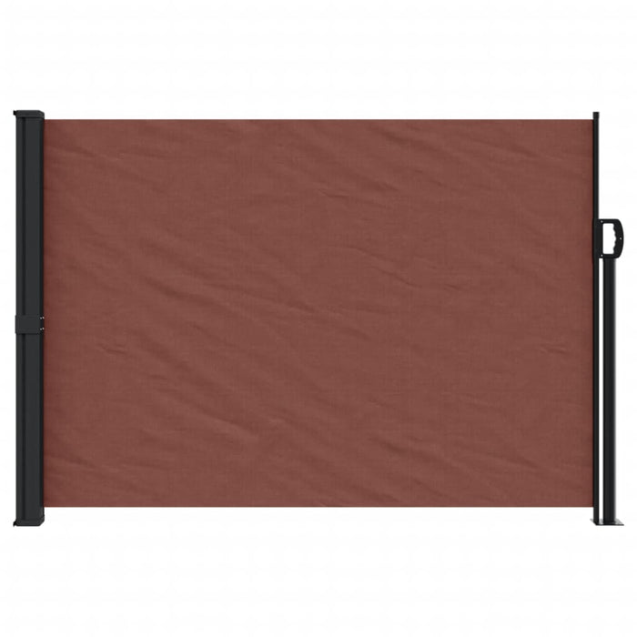 Tenda da Sole Laterale Retrattile Marrone 140x600 cm 4004509