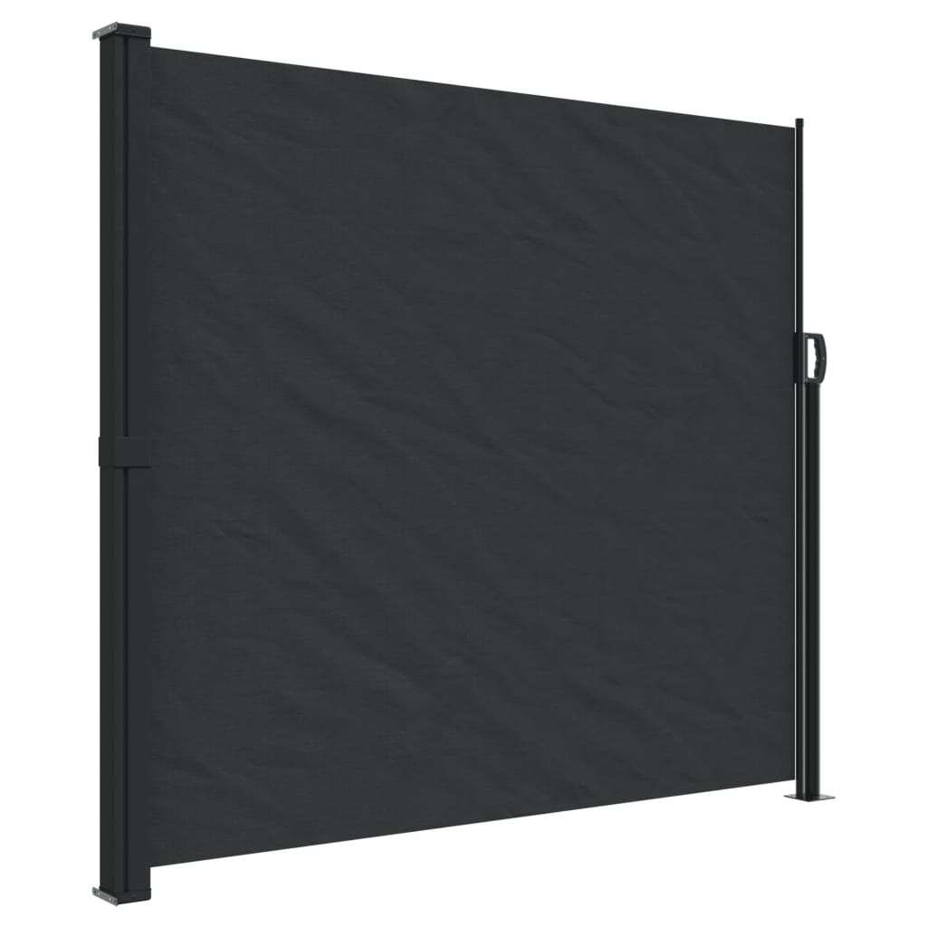 Tendada Sole Laterale Retrattile Nera 180x600 cmcod mxl 91190