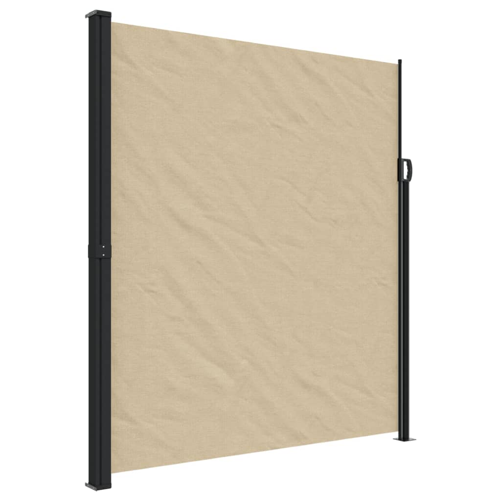 Tenda da Sole Laterale Retrattile Beige 220x600 cm 4004570