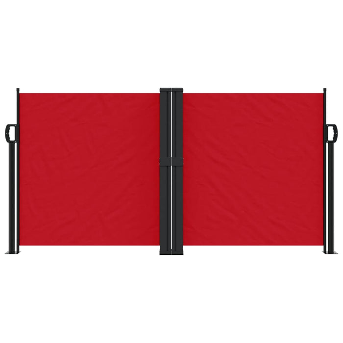 Tenda da Sole Laterale Retrattile Rossa 120x600 cm 4004597