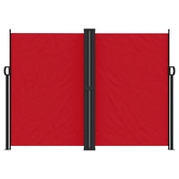 Tenda da Sole Laterale Retrattile Rossa 180x600 cm 4004642