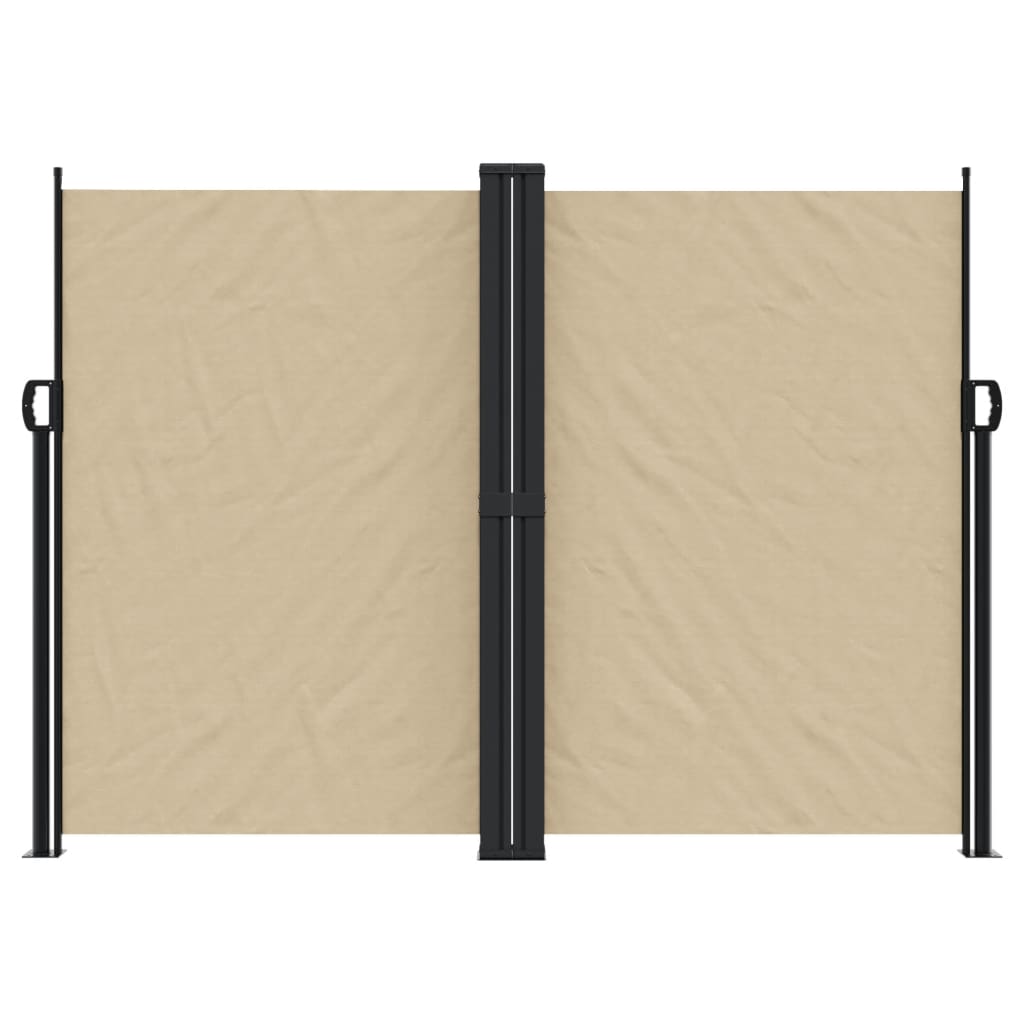 Tenda da Sole Laterale Retrattile Beige 180x600 cm 4004645