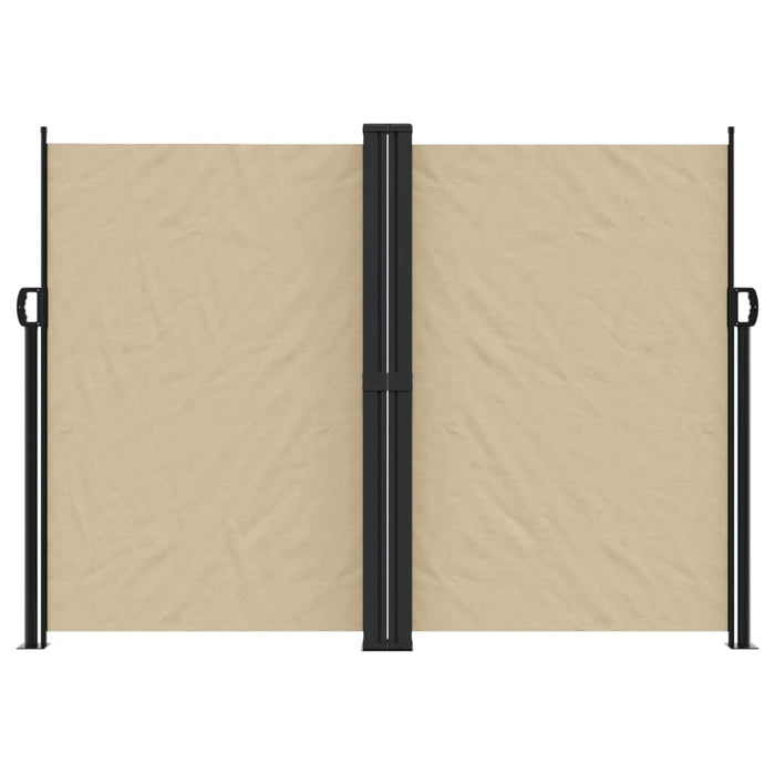 Tenda da Sole Laterale Retrattile Beige 180x600 cm 4004645