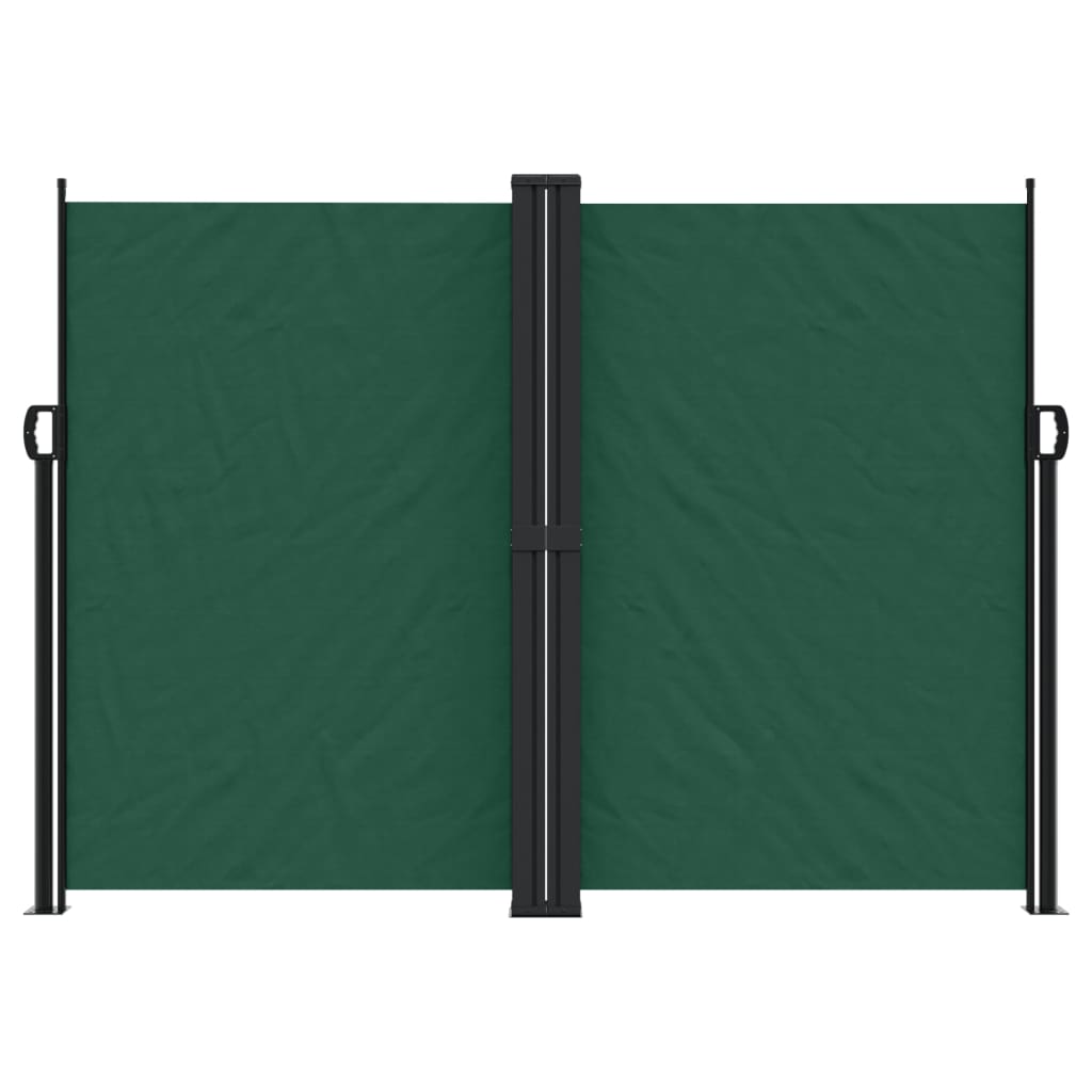 Tenda da Sole Laterale Retrattile Verde Scuro 180x600 cm 4004650