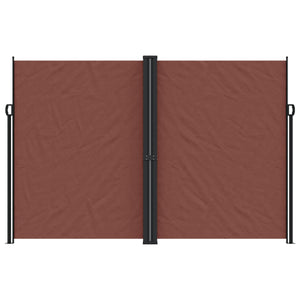 Tenda da Sole Laterale Retrattile Marrone 220x600 cm 4004674