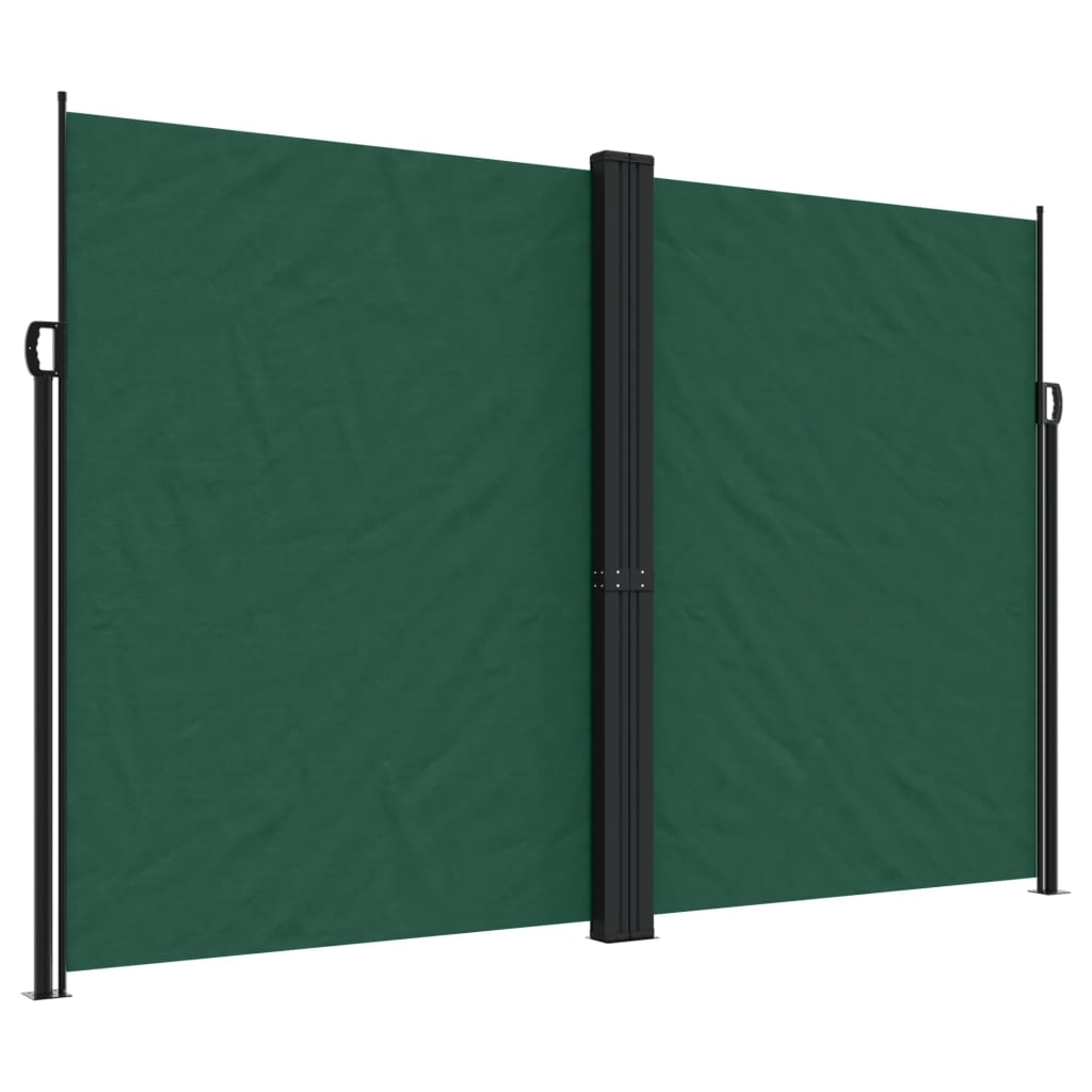 Tenda da Sole Laterale Retrattile Verde Scuro 220x600 cm 4004680