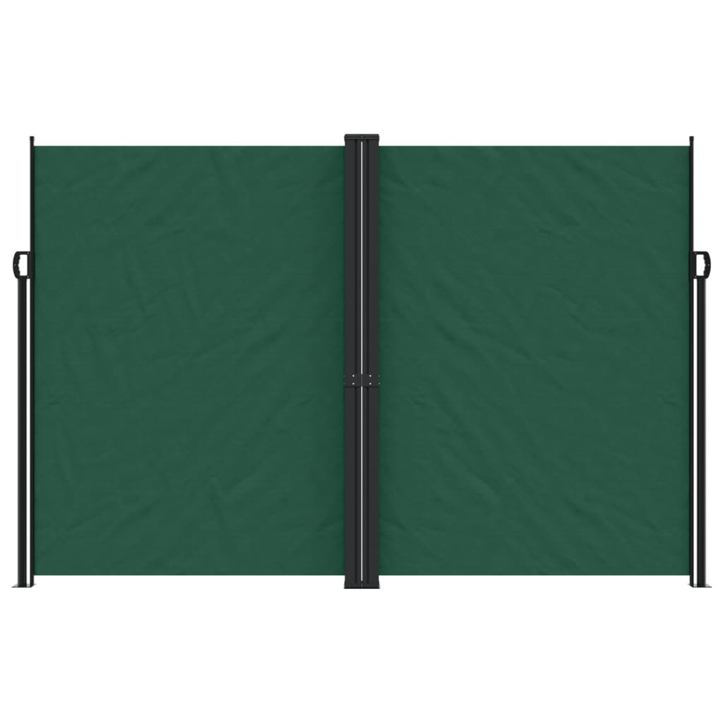 Tenda da Sole Laterale Retrattile Verde Scuro 220x600 cm 4004680