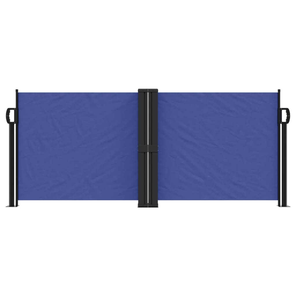 Tenda da Sole Laterale Retrattile Blu 100x1000 cm 4004686