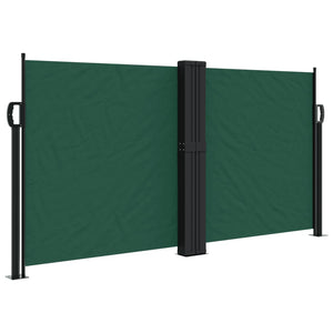 Tenda da Sole Laterale Retrattile Verde Scuro 120x1000 cm 4004710