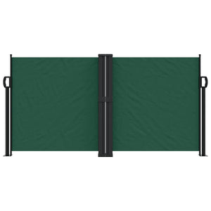 Tenda da Sole Laterale Retrattile Verde Scuro 120x1000 cm 4004710