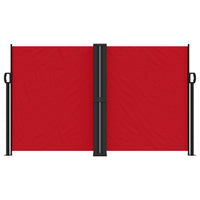 Tenda da Sole Laterale Retrattile Rossa 140x1000 cm 4004717