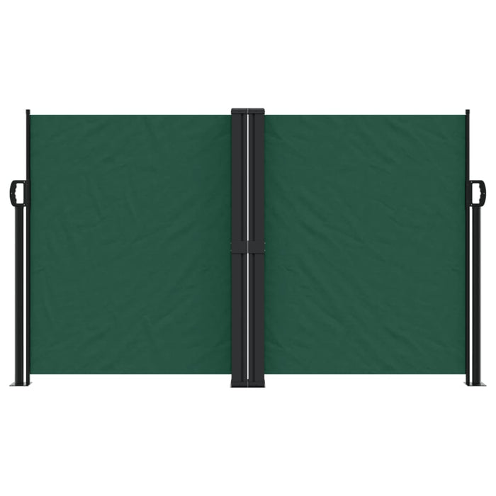 Tenda da Sole Laterale Retrattile Verde Scuro 140x1000 cm 4004725