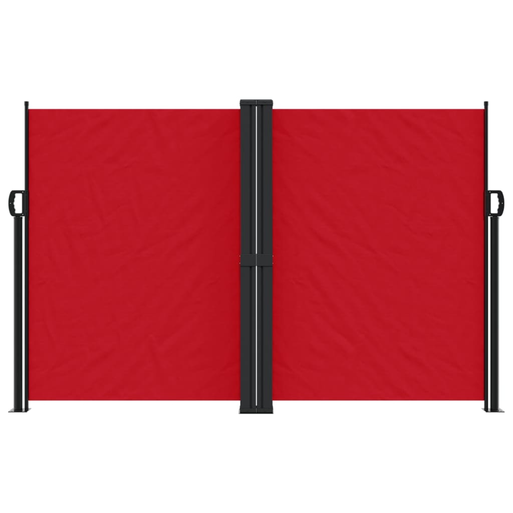 Tenda da Sole Laterale Retrattile Rossa 160x1000 cm 4004732