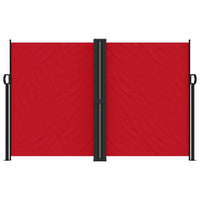 Tenda da Sole Laterale Retrattile Rossa 160x1000 cm 4004732