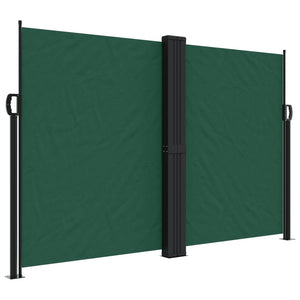 Tenda da Sole Laterale Retrattile Verde Scuro 160x1000 cm 4004740