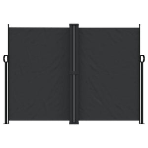 Tenda da Sole Laterale Retrattile Nera 180x1000 cm 4004744