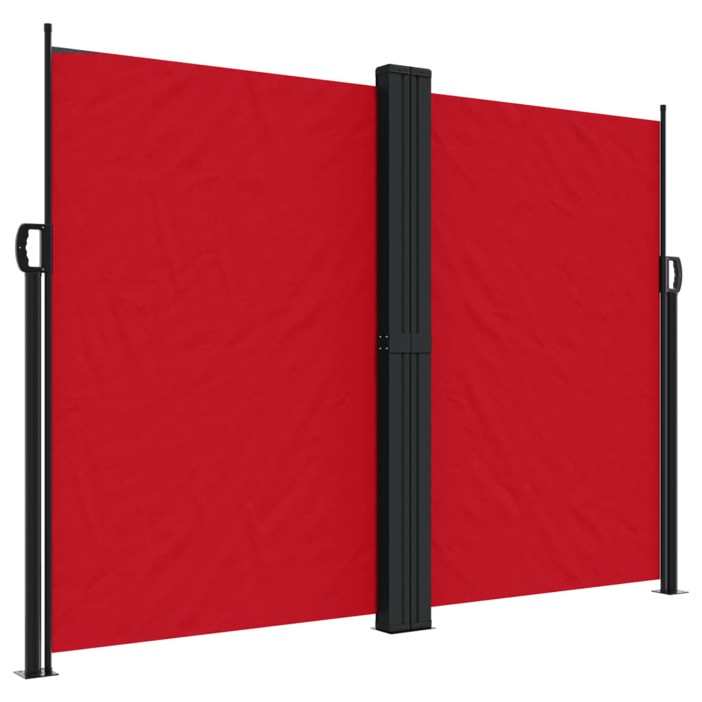 Tenda da Sole Laterale Retrattile Rossa 180x1000 cm 4004747