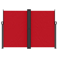 Tenda da Sole Laterale Retrattile Rossa 180x1000 cm 4004747