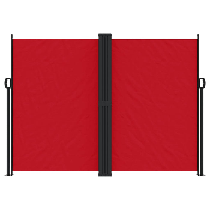 Tenda da Sole Laterale Retrattile Rossa 180x1000 cm 4004747