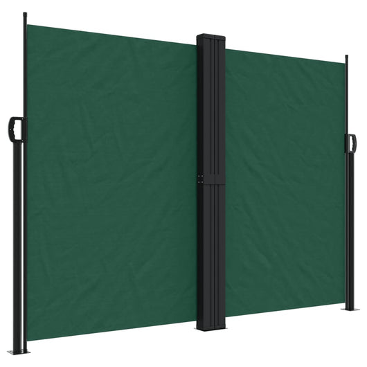 Tenda da Sole Laterale Retrattile Verde Scuro 180x1000 cm 4004755